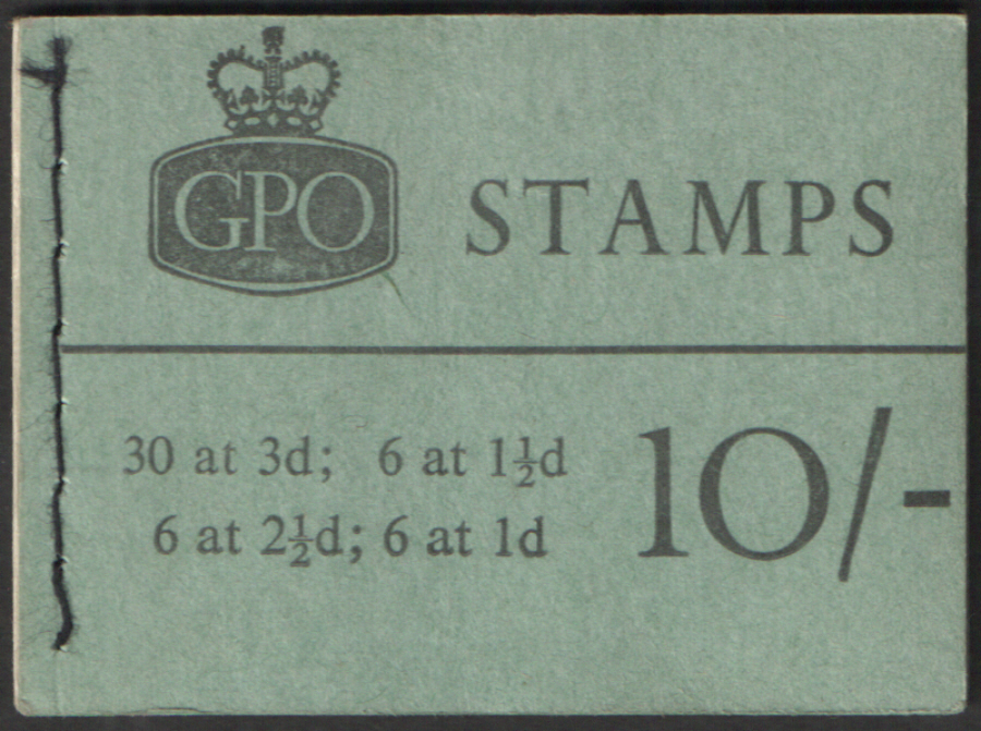 (image for) X8 July 1964 Elizabeth II 10/- Stitched Booklet